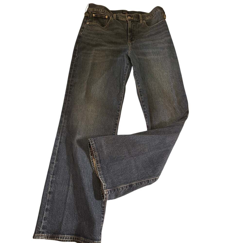 J.CREW full length slim wide leg denim jeans - size 29
